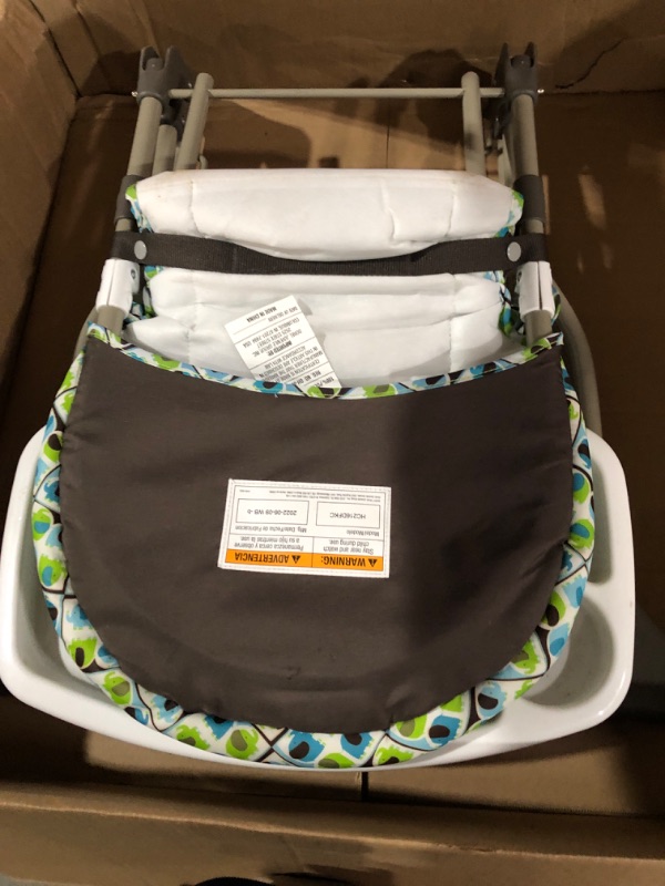 Photo 2 of Cosco Simple Fold High Chair with 3-Position Tray (Elephant Squares)