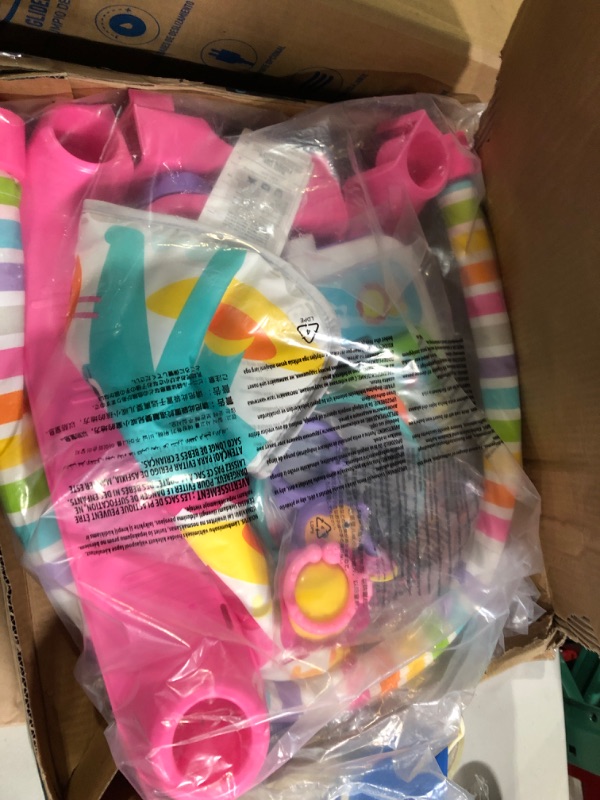 Photo 1 of Fisher-Price Baby Gym with Kick & Play Piano Learning Toy featuring Smart Stages Educational Content and 2 Soft Maracas Rattle Toys Kick 'n Play Gym & Maracas
