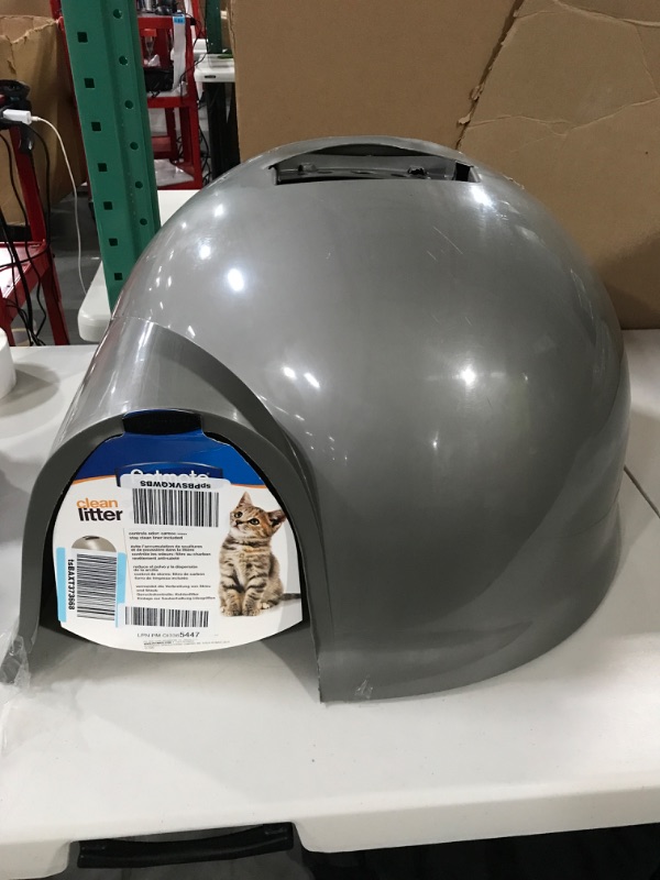 Photo 2 of ***SEE CLERK NOTES***INCOMPLETE***
Petmate Booda Clean Step Cat Litter Box Dome