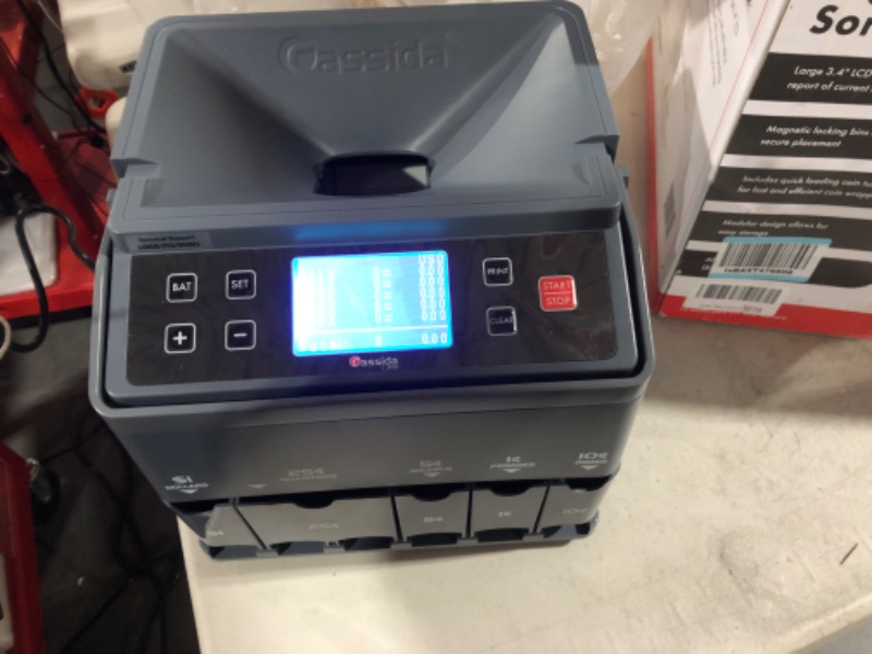 Photo 2 of Cassida C300 Professional USD Coin Counter, Sorter and Wrapper/Roller