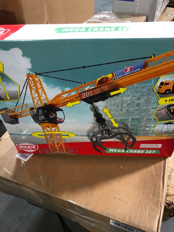 Photo 2 of Dickie Toys 48" Mega Crane and Truck Vehicle and Playset