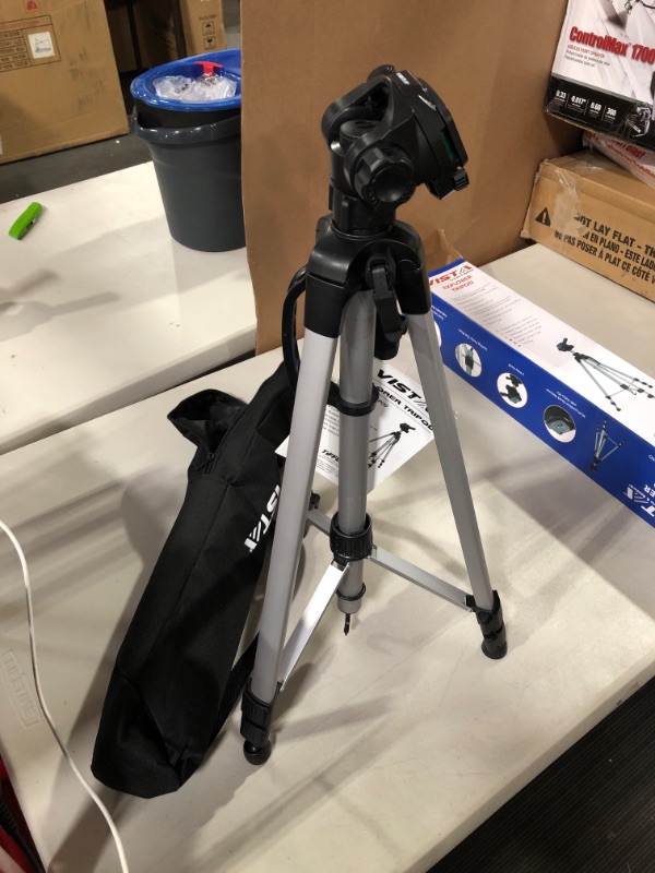 Photo 2 of Davis & Sanford EXPLORERV Vista Explorer 60” Tripod with Tripod Bag, BONUS Smartphone Adapter and 10 Year Warranty 60"