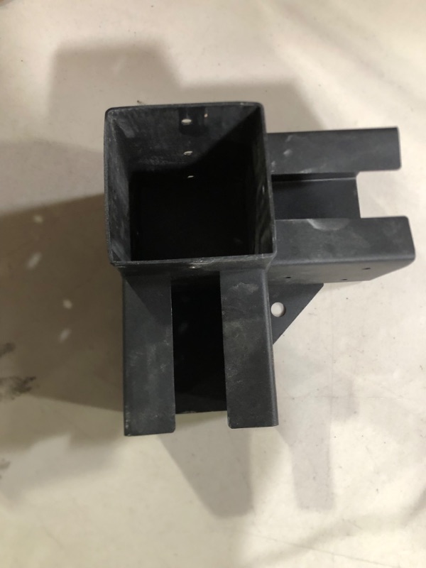 Photo 2 of (4 Packs) 3-Way Corner Extension Brackets 4x4(Actual: 3.5x3.5 Inch)