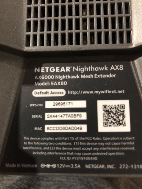 Photo 5 of NETGEAR Nighthaw WiFi 6 Router (CAX80)