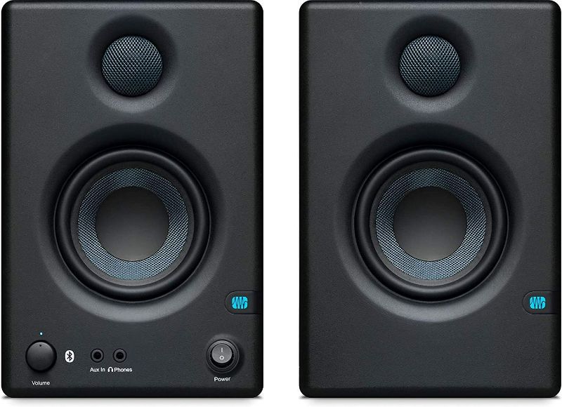 Photo 1 of **SEE NOTES** PreSonus Eris E3.5 BT-3.5" Near Field Studio Monitors with Bluetooth & Eris Sub 8 Compact Studio Subwoofer 6.4 x 5.6 x 8.3 inches
