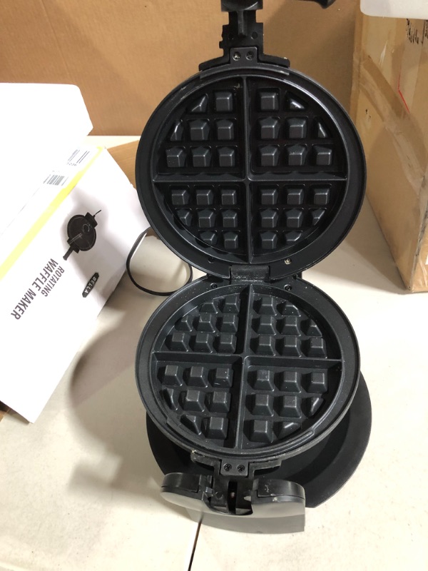 Photo 2 of **PARTS ONLY **BELLA Classic Rotating Non-Stick Belgian Waffle Maker, Black 