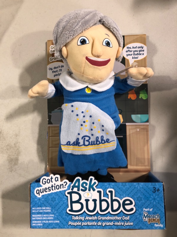 Photo 2 of Ask Bubbe by Mensch on a Bench as Seen on Shark Tank the Talking Jewish Grandmother Doll