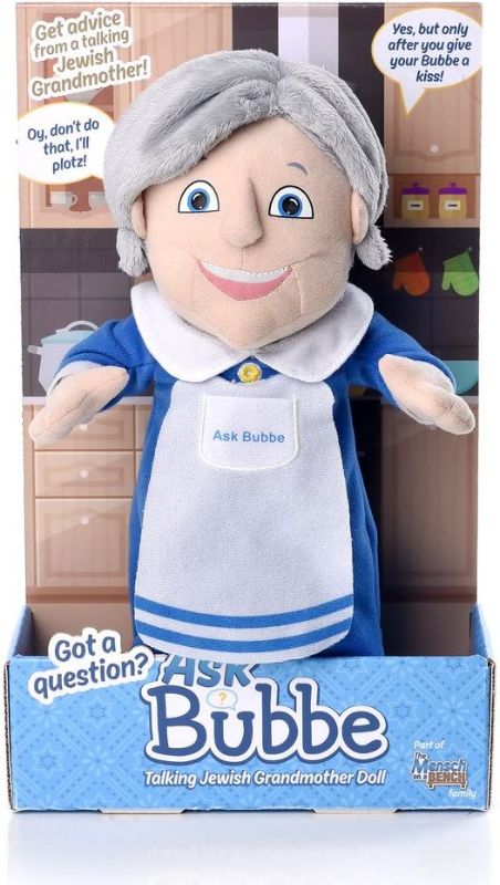 Photo 1 of Ask Bubbe by Mensch on a Bench as Seen on Shark Tank the Talking Jewish Grandmother Doll