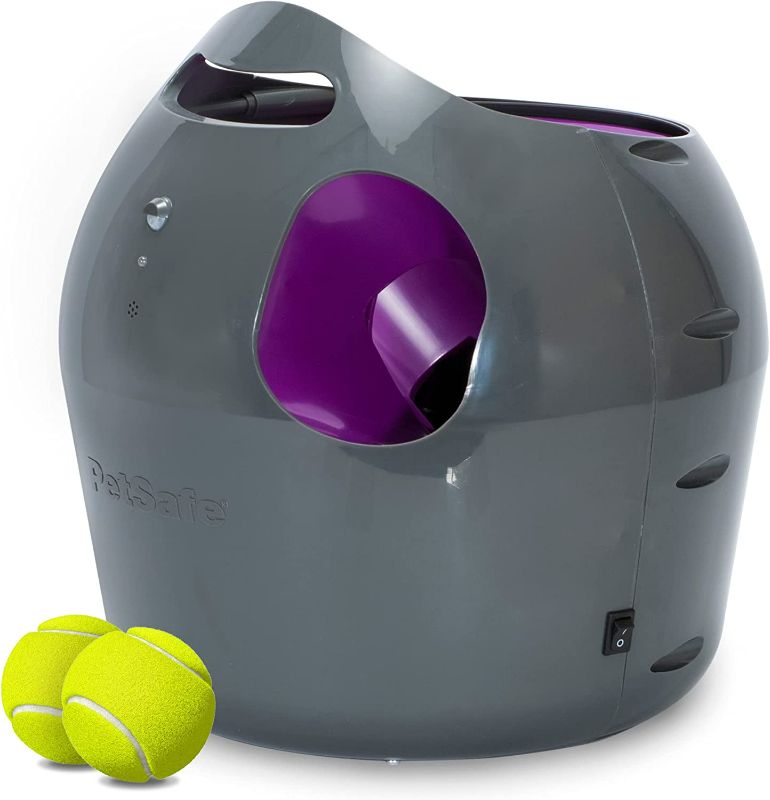 Photo 1 of PetSafe Automatic Tennis Ball Launcher – Interactive Dog Ball Thrower