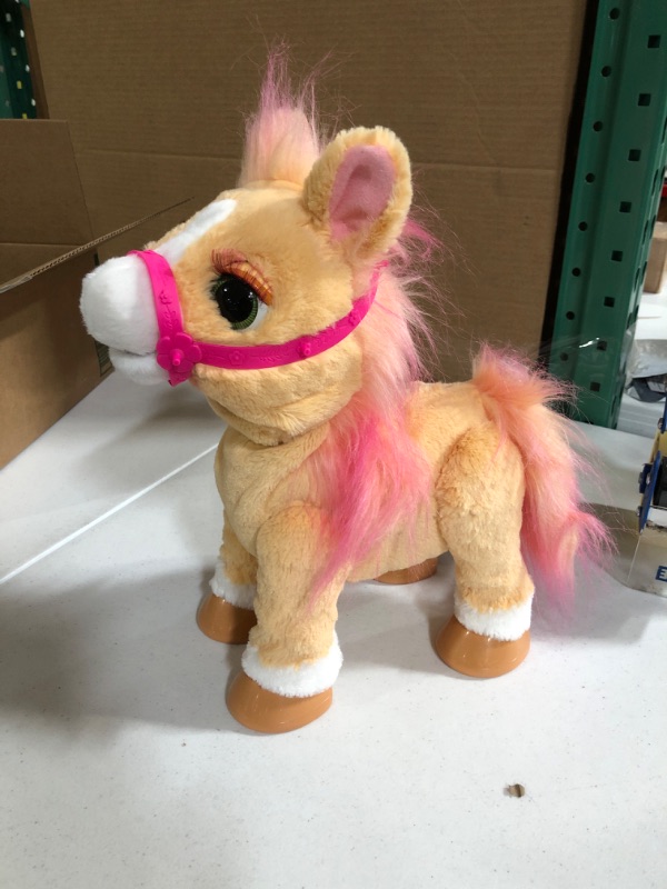 Photo 1 of FurReal Cinnamon, My Stylin’ Pony Toy, 14-Inch Electronic Pets
