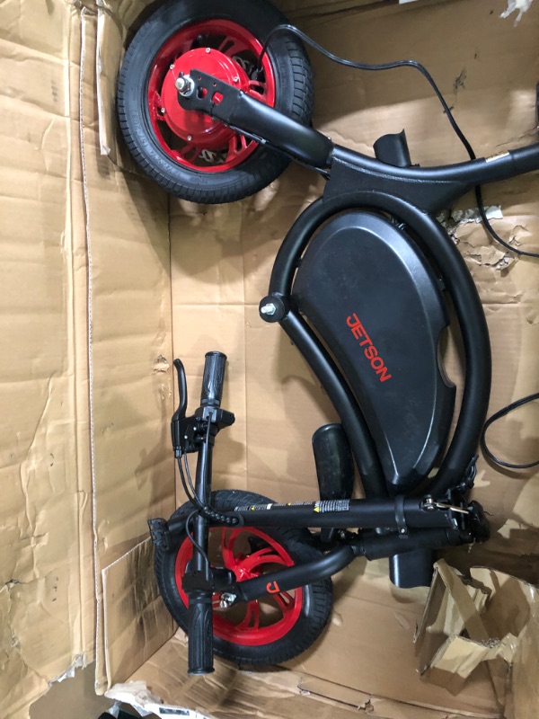 Photo 2 of **SEE NOTES**
Jetson Bolt Adult Folding Electric Ride On, Foot Pegs, Easy-Folding, Built-in Carrying Hand