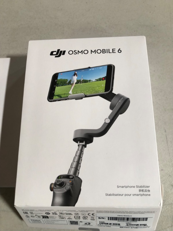 Photo 2 of DJI Osmo Mobile 6 Smartphone Gimbal Stabilizer, 3-Axis Phone Gimbal, Built-In Extension Rod