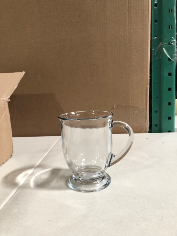 Photo 2 of **SEE NOTES**
Anchor Hocking 16-oz Café Glass Coffee Mugs, Clear, Set of 6