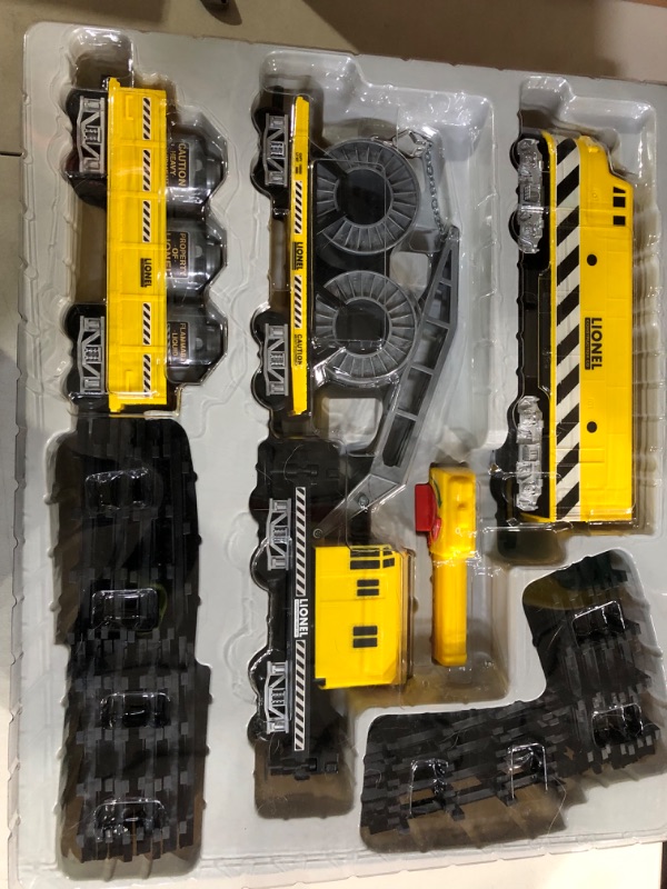 Photo 2 of Lionel Construction Ready to Play Battery Powered Train Set with Remote (712065) Standard