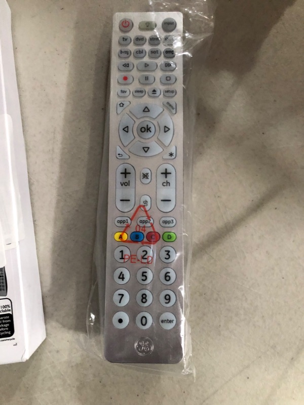 Photo 2 of GE 8-Device Backlit Universal Remote Control