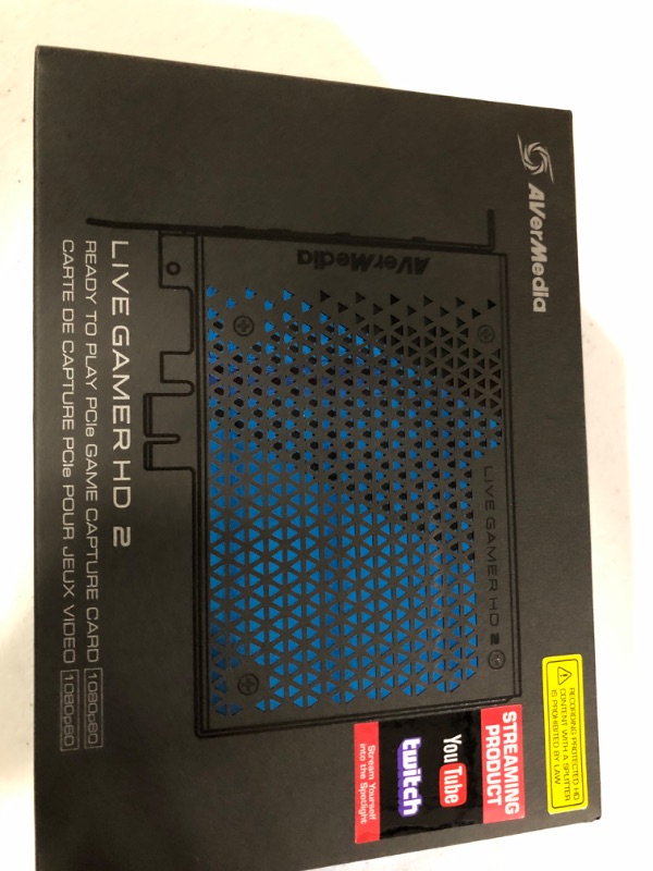 Photo 2 of AVerMedia Live Gamer HD 2-PCIe Internal Game Capture Card, Record and Stream in 1080p 60 with Multi-Card Support, Low-Latency Pass-Through on Xbox series x/s, PS5, Nintendo Switch, Windows 10 (GC570)