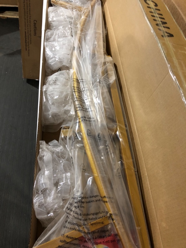 Photo 2 of Round Balloon Arch Frame 7.2 ft, Golden Round Backdrop Stand for Garden, Yard, Baby Shower, Circle Backdrop Arch Stand Kit for Graduation, Birthday Party Supplies Decorations