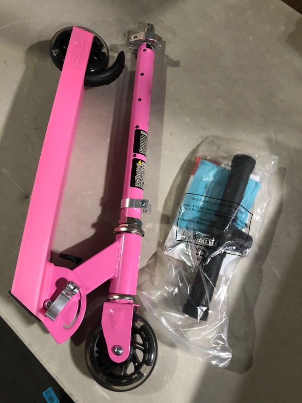 Photo 2 of Jetson LED Light-up Kids Kick Scooter Jupiter Pink