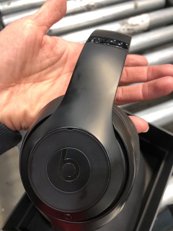 Photo 4 of Beats Studio3 Wireless Noise Cancelling Over-Ear Headphones - Apple W1 Headphone Chip, Class 1 Bluetooth, 22 Hours of Listening Time, Built-in Microphone - Matte Black (Latest Model) Matte Black Studio3