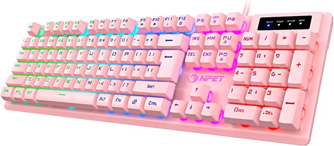 Photo 1 of Wireless Keyboard and Mouse, Pink Keyboard for Computer/Laptop/PC/Windows/Mac