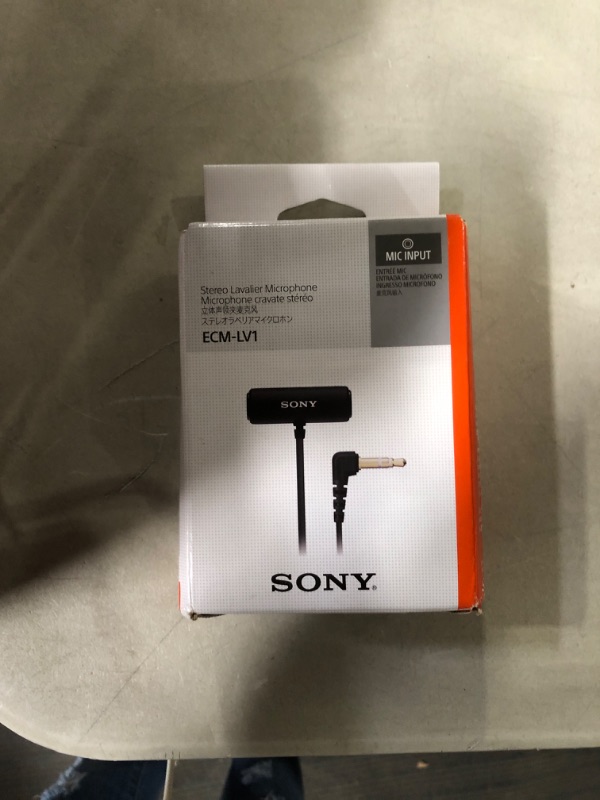 Photo 2 of Sony Compact Stereo Lavalier Microphone