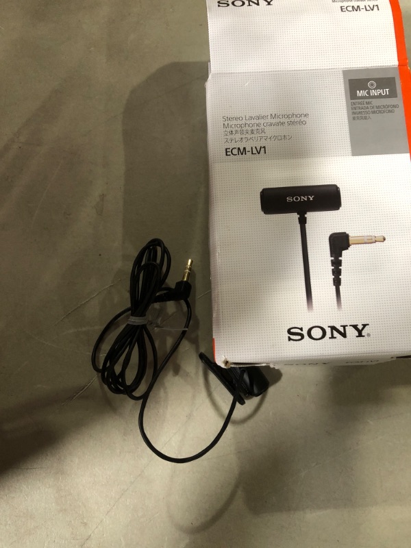 Photo 3 of Sony Compact Stereo Lavalier Microphone