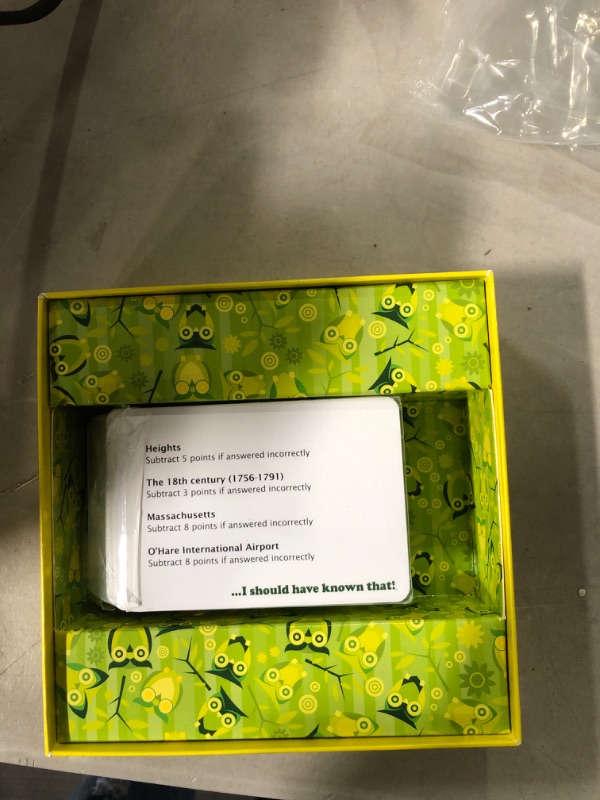 Photo 1 of Hygge Games ...I should have known that! Trivia Game Green Single