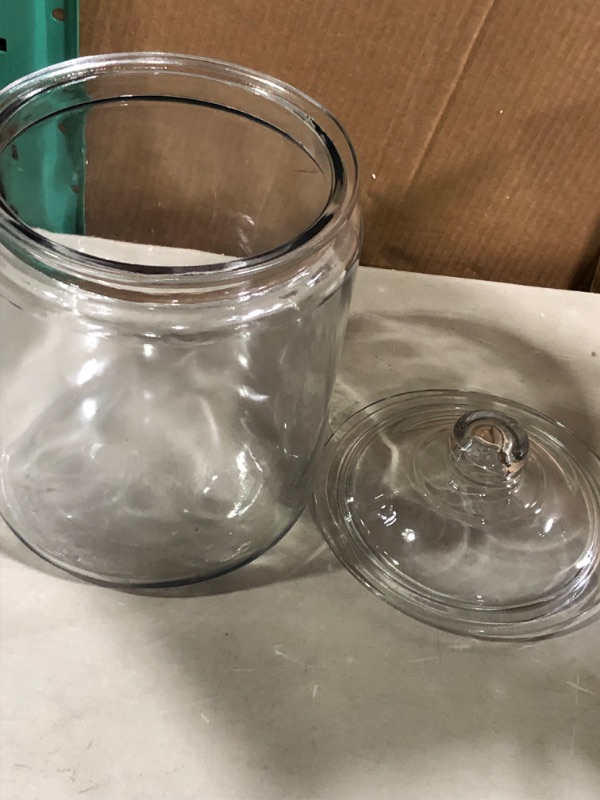 Photo 3 of Anchor Hocking Heritage Hill Clear Glass Jar with Lid, 2 Gallon