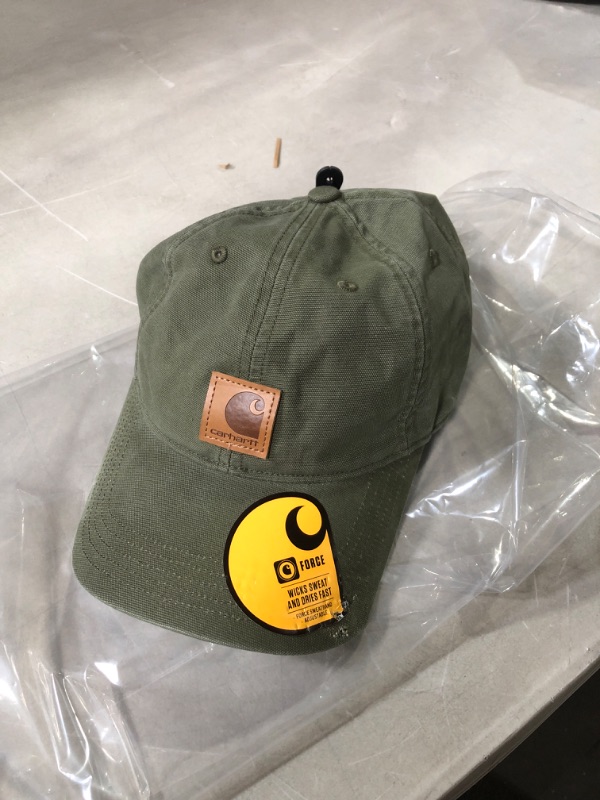 Photo 1 of Carhartt Men's Canvas Cap One Size Army Green