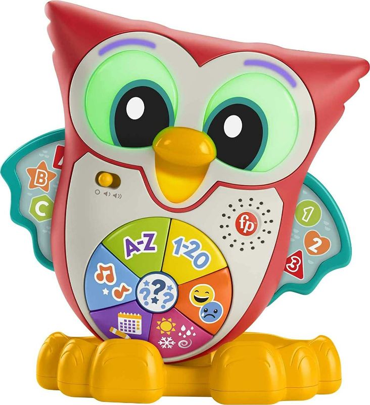 Photo 1 of Fisher-Price Linkimals Interactive Learning Toy for Toddlers with Lights Music and Motion, Light-Up & Learn Owl

