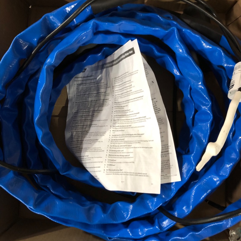 Photo 2 of Camco Heated Drinking Water Hose, - 20° F, 25-Foot, 5/8-Inch ID 25' Cold Weather (Freeze Protection to - 20?F) Standard Packaging