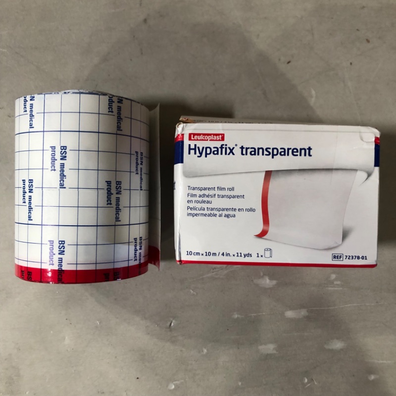 Photo 2 of Hypafix® Transparent Film Dressing Roll - Waterproof (4" X 11 yd roll)