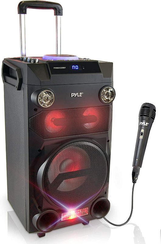 Photo 1 of **SEE NOTES**
Pyle Outdoor Portable Wireless Bluetooth Karaoke 