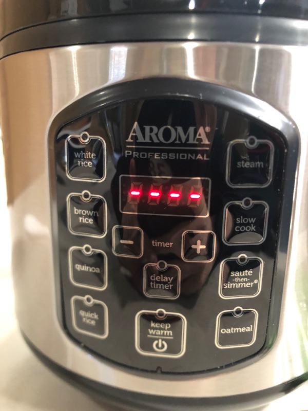 Photo 2 of Aroma Housewares ARC-954SBD Rice Cooker, 4-Cup Uncooked 2.5 Quart, Professional Version