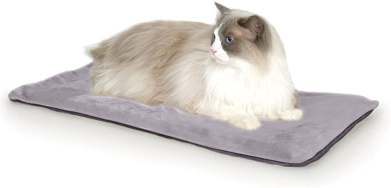 Photo 1 of K&H Pet Products Thermo-Kitty Mat Heated Pet Bed Mocha 12.5 X 25 Inches
chew proof cable