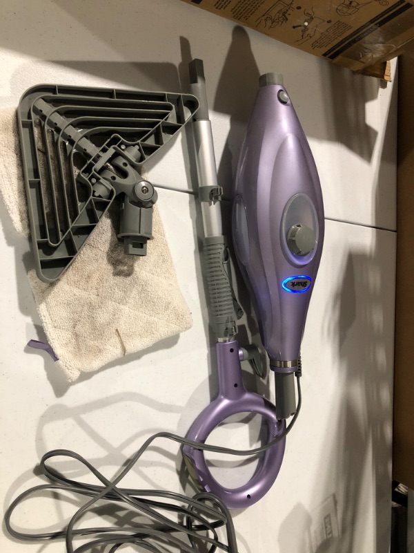 Photo 2 of !!!SEE CLERK NOTES*NON FUCTIONAL!!!
Shark S3504AMZ Steam Pocket Mop Hard Floor Cleaner, Purple