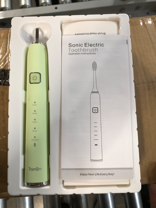 Photo 2 of 7AM2M Sonic Electric Toothbrush (Green)