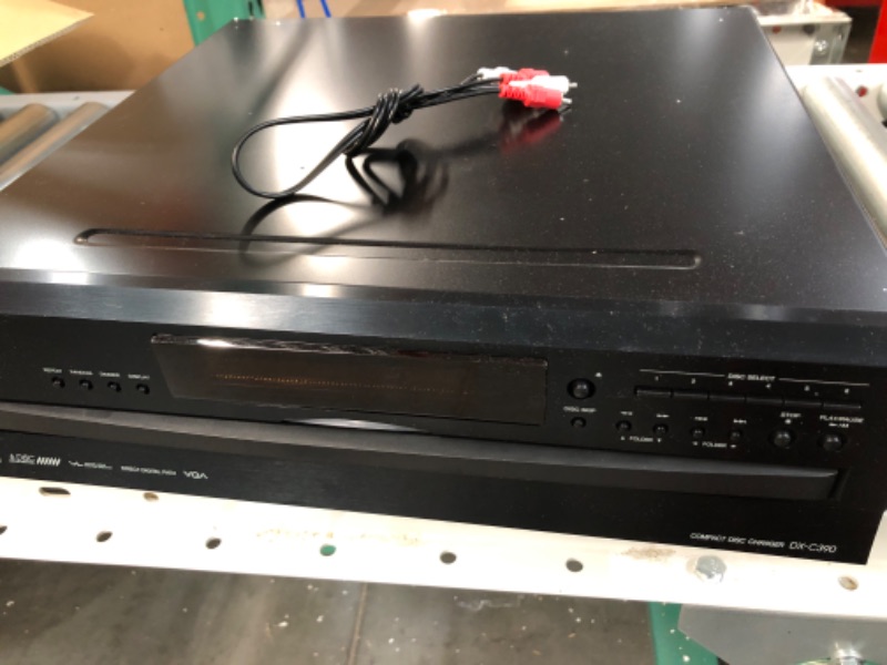 Photo 2 of Onkyo DXC390 6 Disc CD Changer,Black DX-C390