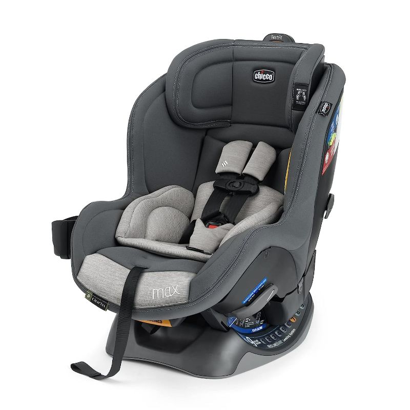 Photo 1 of Chicco NextFit Max ClearTex Convertible Car Seat| Rear-Facing Seat for Infants 12-40 lbs. | Forward-Facing Toddler Car Seat 25-65 lbs. | Baby Travel Gear | Cove/Grey
