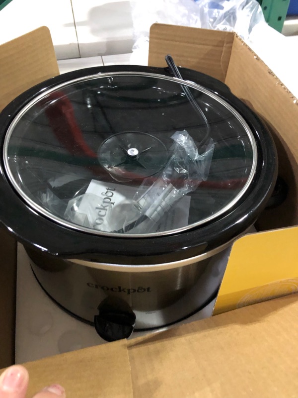 Photo 2 of Crock-Pot 4.5qt Manual Slow Cooker - Silver SCR450-S