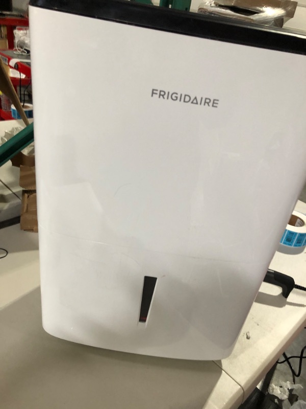 Photo 6 of Frigidaire FFAD5033W1 Dehumidifier, High Humidity 50 Pint Capacity with a Easy-to-Clean Washable Filter and Custom Humidity Control for maximized comfort, in White 50 PINT Dehumidifier