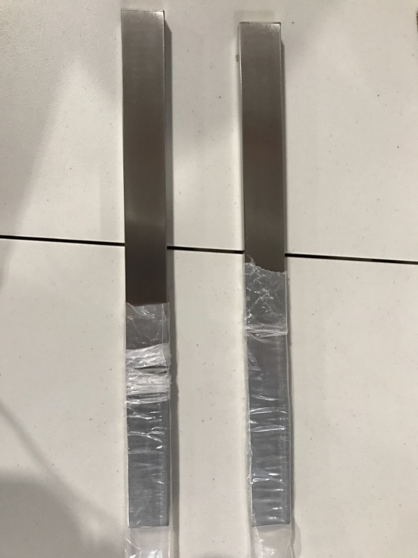 Photo 3 of [2pc] Ouddy Magnetic Knife Holder, 20" Stainless Steel (304) - Magnetic Knife Bar Rack Block for Kitchen Utensil Holder - Art Supply Organizer & Tool Holder - 