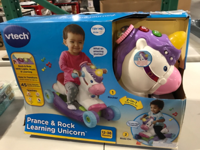 Photo 3 of VTech Prance and Rock Learning Unicorn, Multicolor