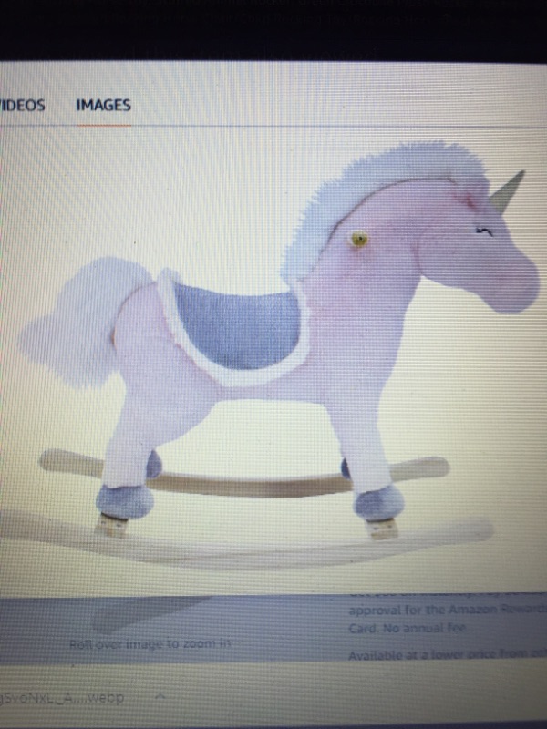 Photo 1 of **SEE CLERK NOTES**
Soft Landing | Joyrides | Classic Character Rocker - Unicorn Pink Unicorn