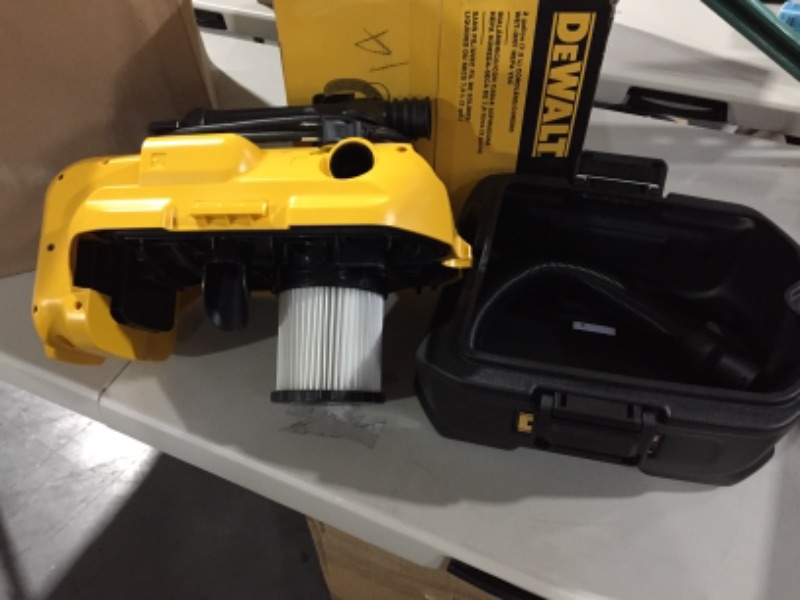 Photo 2 of DEWALT - 18/20 V MAX Cordless Wet-Dry Vacuum