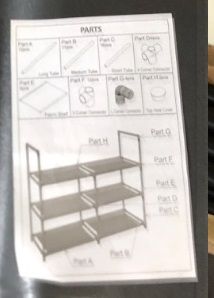 Photo 2 of FIDUCIAL HOME 3 Tiers Shoe Rack 12-15 Pairs Sturdy Shoe Shelf - grey
35.3 "L x 12"W x 22.6"H