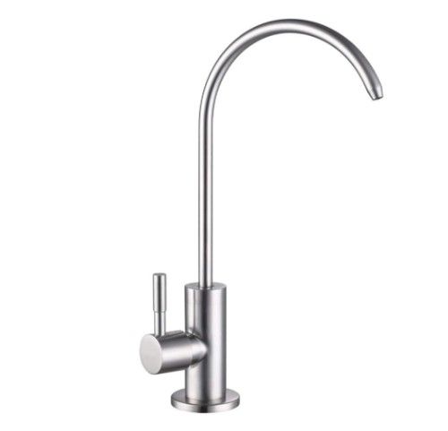 Photo 1 of Drinking Water Filter Faucet Stainless Steel Brushed Nickel Kitchen Bar Sink, Lead-Free Modern Water Filter Faucet