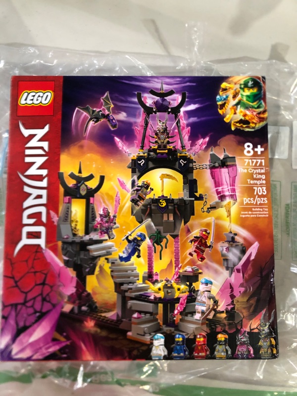 Photo 1 of LEGO NINJAGO The Crystal King Temple 71771 Ninja Building Toy Set for Boys, Girls, and Kids Ages 8+ (703 Pieces) FrustrationFree Packaging