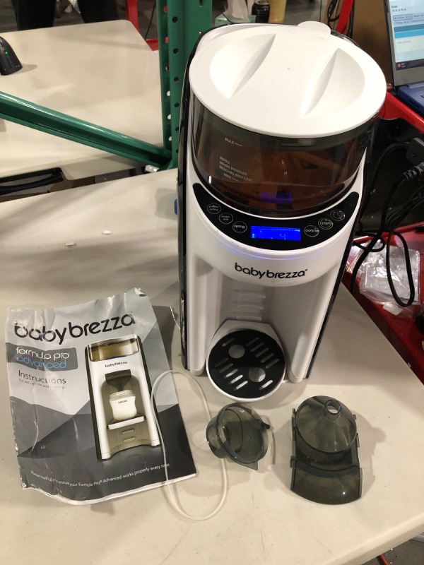 Photo 2 of New and Improved Baby Brezza Formula Pro Advanced Formula Dispenser Machine - Automatically Mix a Warm Formula Bottle Instantly - Easily Make Bottle with Automatic Powder Blending