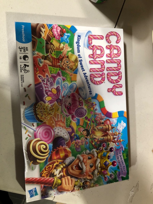 Photo 2 of Hasbro Gaming Candy Land Kingdom Of Sweet Adventures Board Game For Kids Ages 3 & Up (Amazon Exclusive), Red